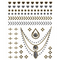 Cleopatra Silver & Gold Metallic Flash Tattoos - Yourbosslady