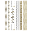 Princess Gina Silver & Gold Metallic Flash Tattoos - Yourbosslady