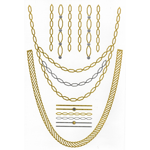 Bold & Beautiful Silver & Gold Metallic Flash Tattoos - Yourbosslady