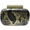 Slither in style Snake Print Clutch - Yourbosslady