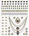 Hearts & Pearls Silver & Gold Metallic Flash Tattoos - Yourbosslady