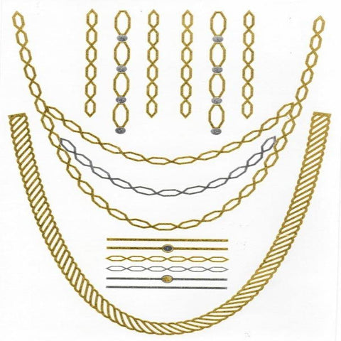 Bold & Beautiful Silver & Gold Metallic Flash Tattoos - Yourbosslady