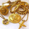 Gold Stainless steel Medusa Medallion statement Choker necklace - Yourbosslady